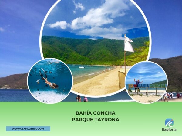 Bahía Concha Parque Tayrona en Santa Marta