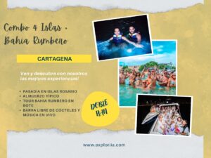 Combo 4 Islas + Bahía Rumbero en Cartagena