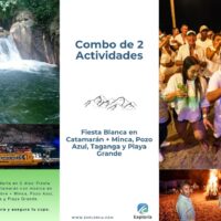 Combo Fiesta Blanca en Catamarán + Minca, Pozo Azul, Taganga y Playa Grande en Santa Marta