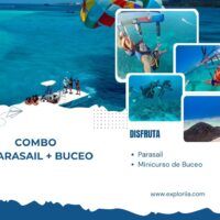 Combo Parasail + Buceo en San Andrés