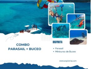 Combo Parasail + Buceo en San Andrés