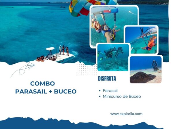 Combo Parasail + Buceo en San Andrés