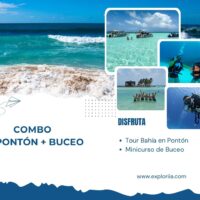 Combo Tour Bahía en Pontón + Buceo en San Andrés