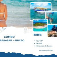 Combo Tour VIP + Parasail + Buceo en San Andrés
