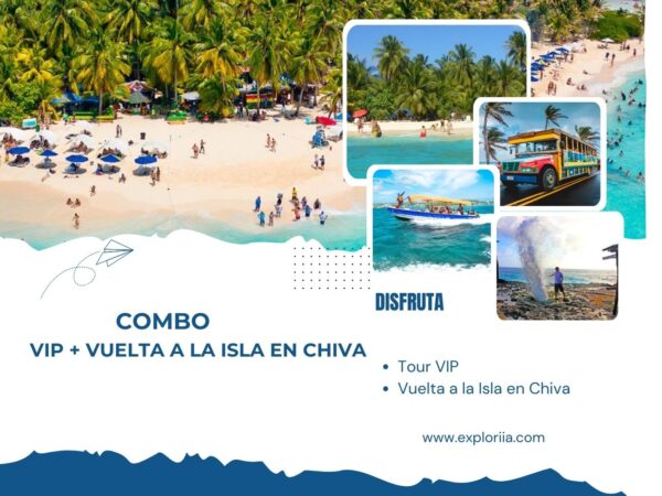 Combo Tour VIP + Vuelta a la Isla en Chiva San Andrés