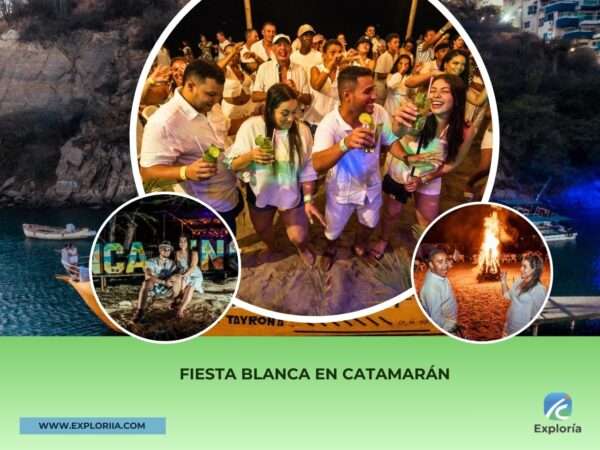 Fiesta Blanca en Catamarán en Santa Marta