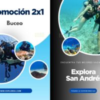 Promoción 2x1 Buceo en San Andrés