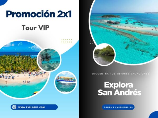 Promoción 2x1 Tour VIP – Johnny Cay, Acuario y Manglares en San Andrés