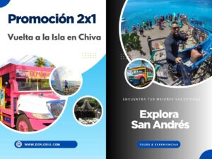 Promoción 2x1 Vuelta a la Isla en Chiva San Andrés
