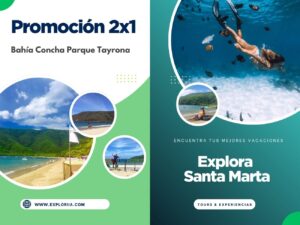 Promoción 2x1 Bahía Concha Parque Tayrona en Santa Marta