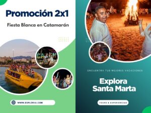 Promoción 2x1 Fiesta Blanca en Catamarán en Santa Marta