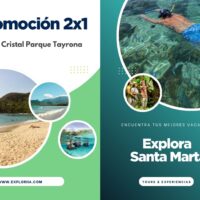 Promoción 2x1 Playa Cristal Parque Tayrona en Santa Marta