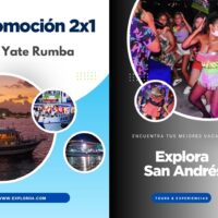 Promoción 2x1 Yate Rumba en San Andrés